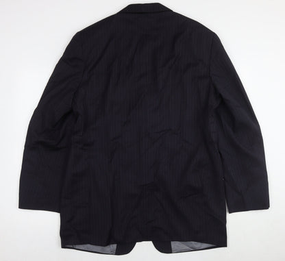 Mens UK Size 44 Marks and Spencer Regular Blue Suit Jacket