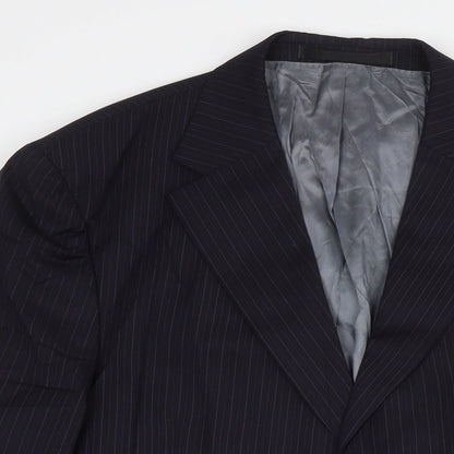 Mens UK Size 44 Marks and Spencer Regular Blue Suit Jacket