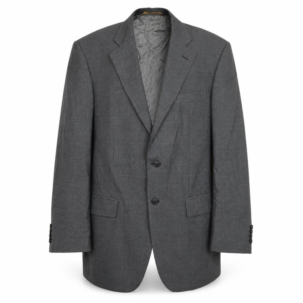 Marks & Spencer Mens Grey Wool Jacket Suit Jacket Size 42 Regular