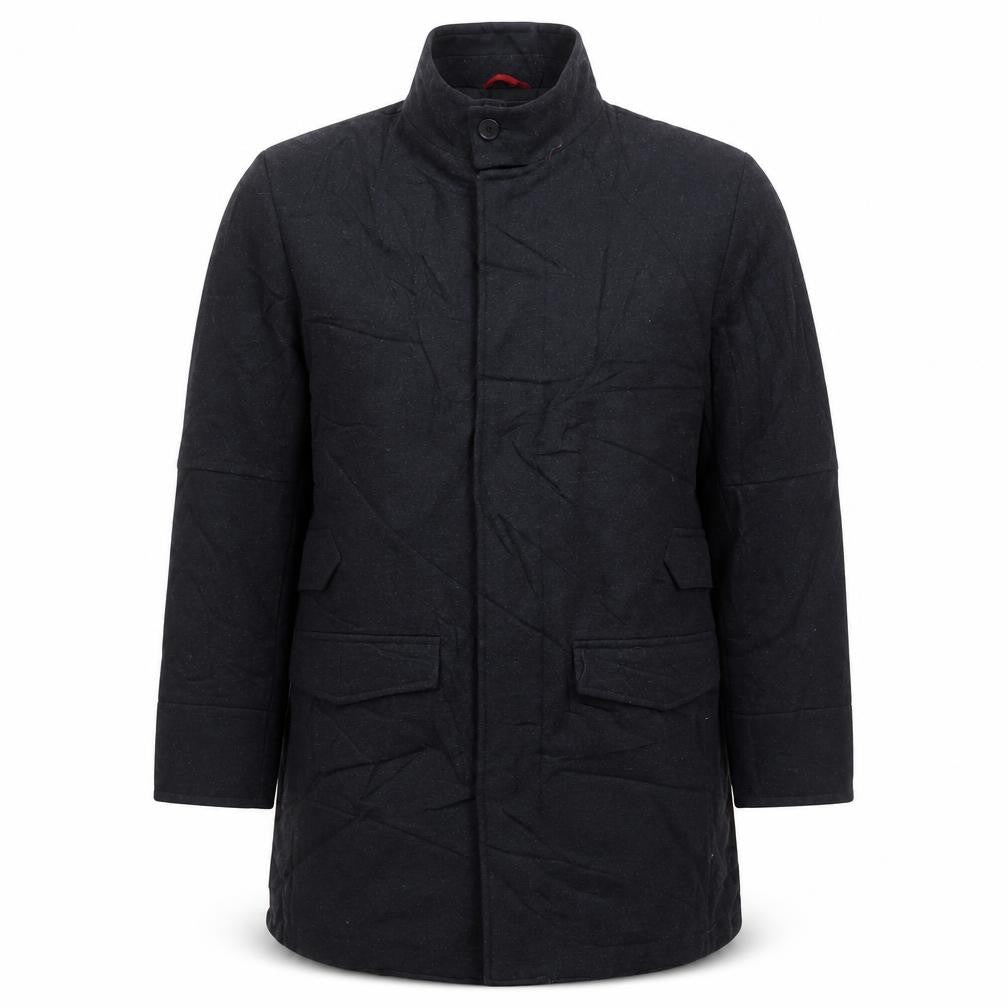 Mens UK Size M John Richmond Grey Overcoat