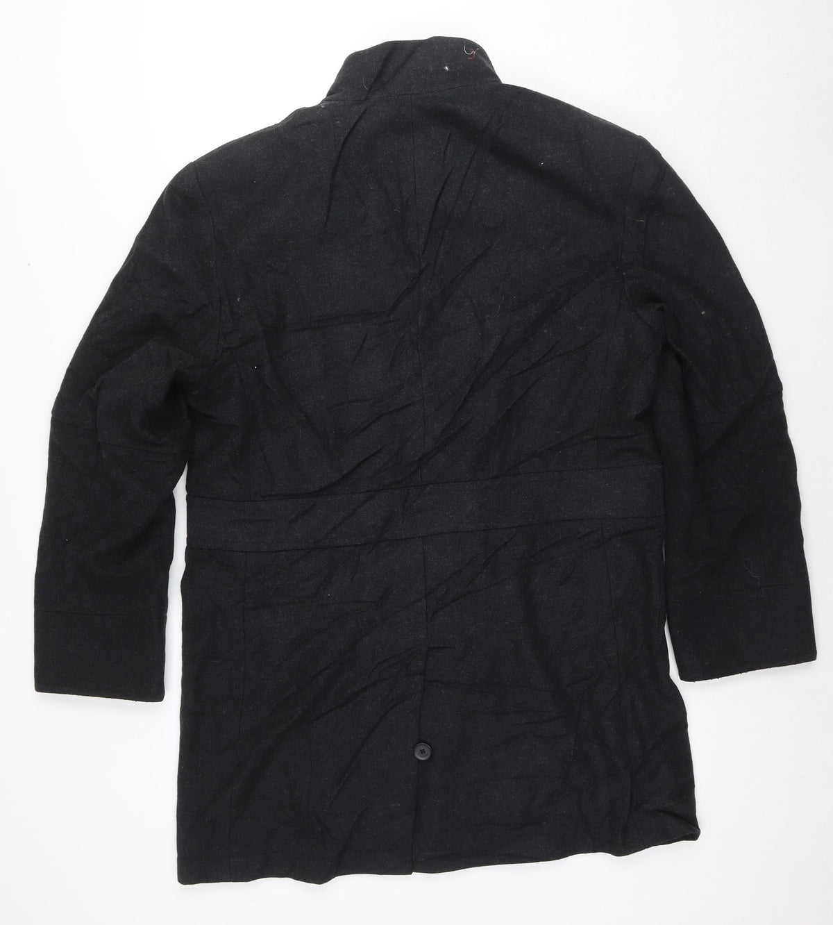 Mens UK Size M John Richmond Grey Overcoat