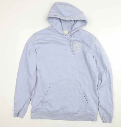Cialo Blue Womens Blue Cotton Pullover Hoodie Size XL Pullover - Wearing is caring