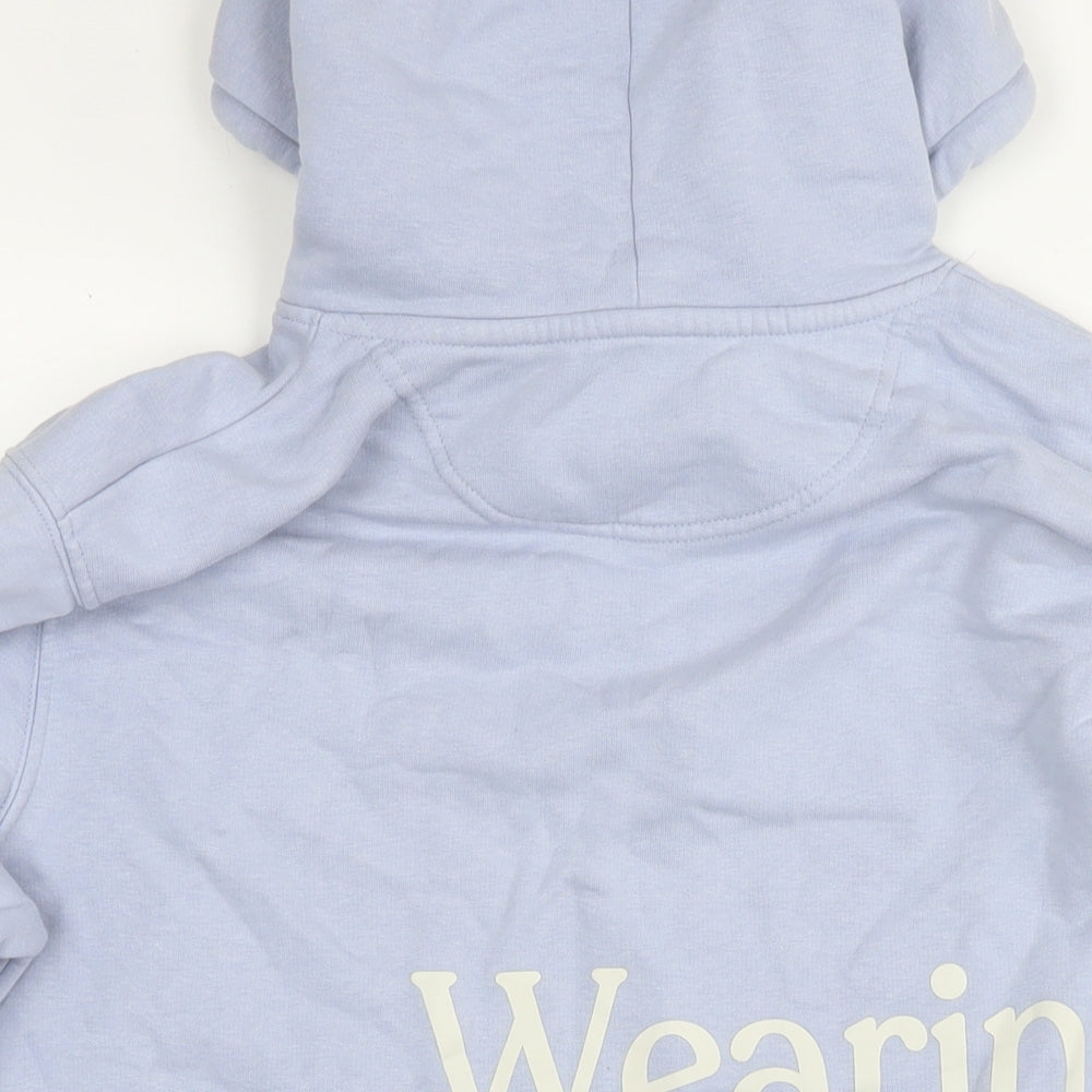 Cialo Blue Womens Blue Cotton Pullover Hoodie Size XL Pullover - Wearing is caring