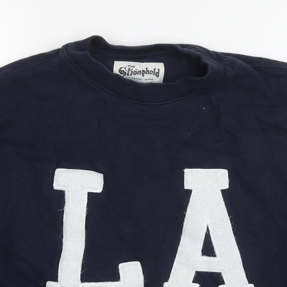 Stronghold Womens Blue Cotton Pullover Sweatshirt Size XS Pullover - Los Angeles