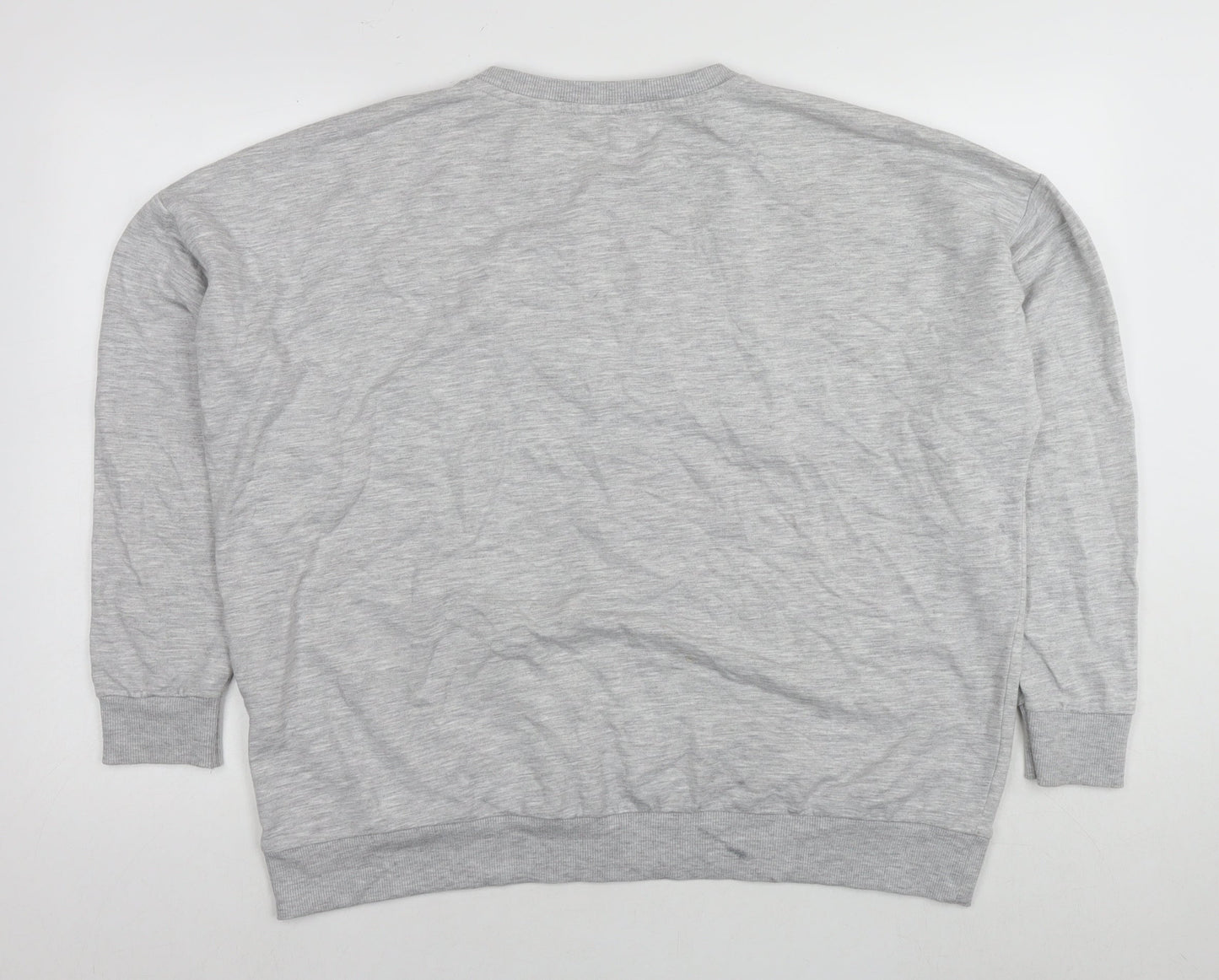 Womens UK Size 16 Disney Grey Pullover Sweatshirt