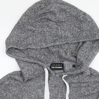 The Kooples Womens Grey Viscose Pullover Hoodie Size S Pullover