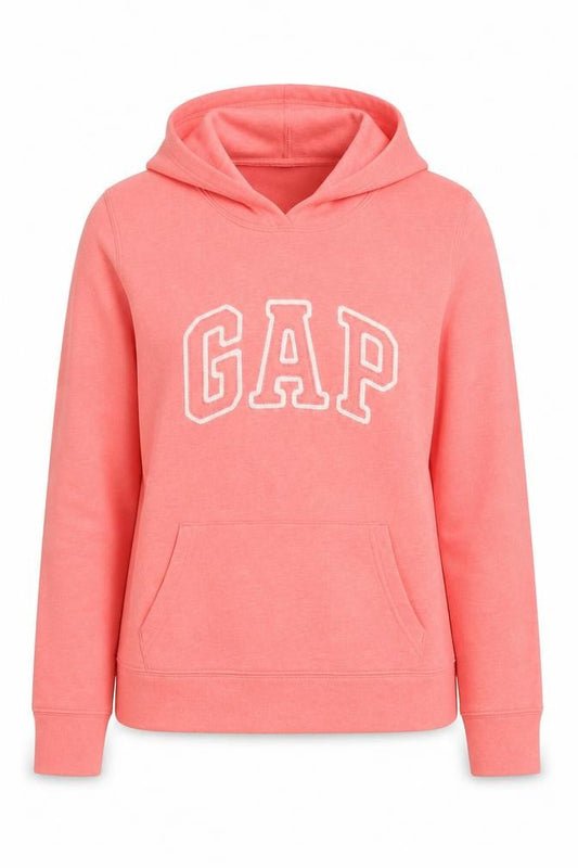 Womens UK Size M Gap Pink Pullover Hoodie