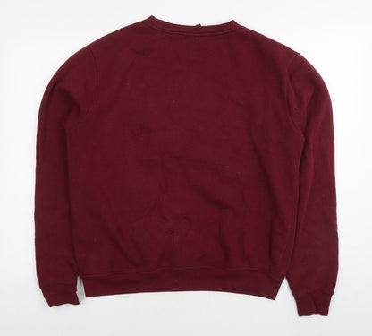 Oxford Womens Red Polyester Pullover Sweatshirt Size L Pullover - Oxford University