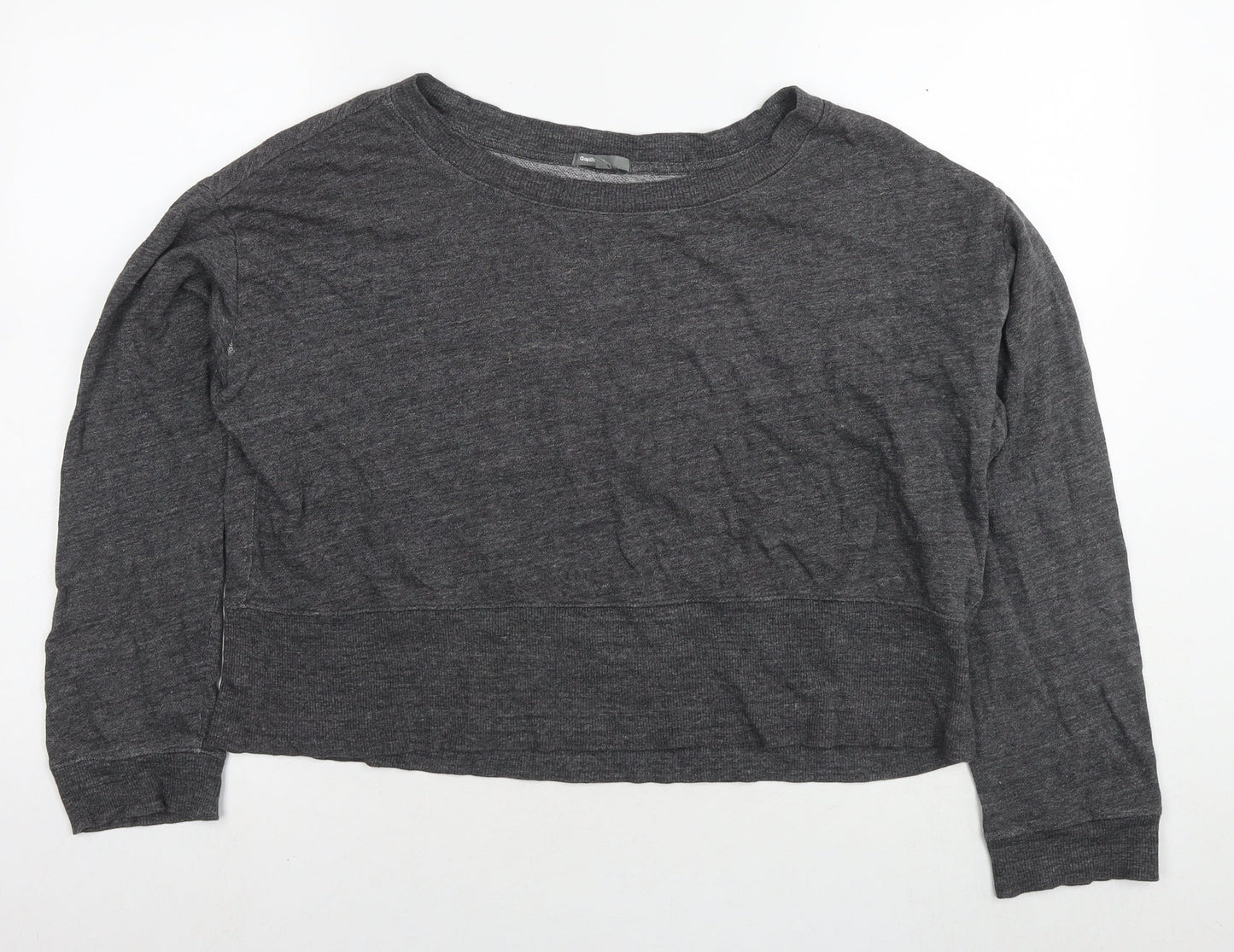 Gap Womens Grey Cotton Pullover Sweatshirt Size L Pullover
