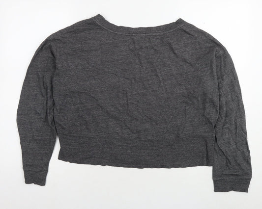 Gap Womens Grey Cotton Pullover Sweatshirt Size L Pullover