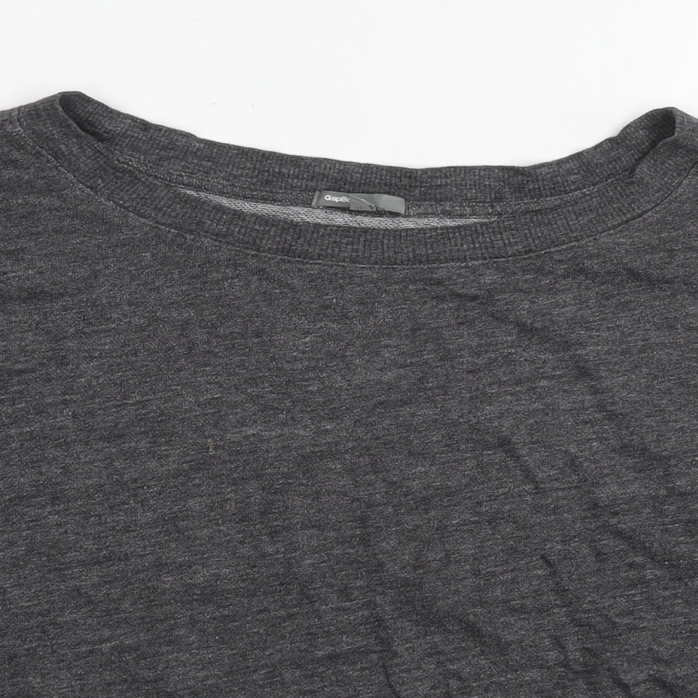Gap Womens Grey Cotton Pullover Sweatshirt Size L Pullover