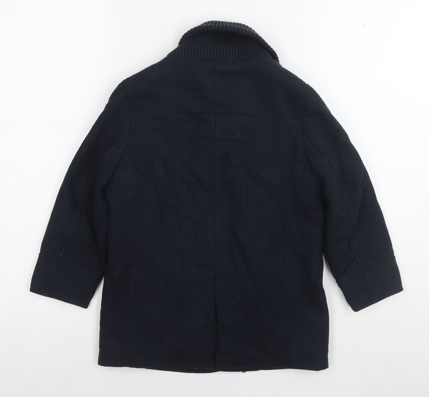 J Jeans Boys Blue Pea Coat Coat Size 5 Years Button