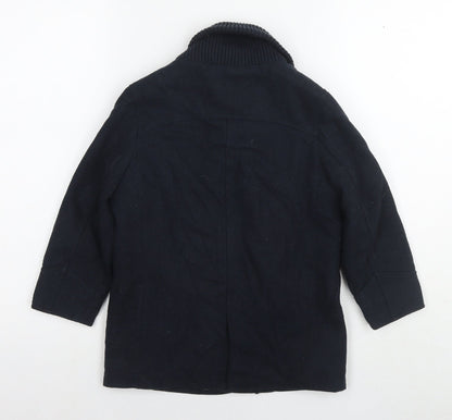 J Jeans Boys Blue Pea Coat Coat Size 5 Years Button