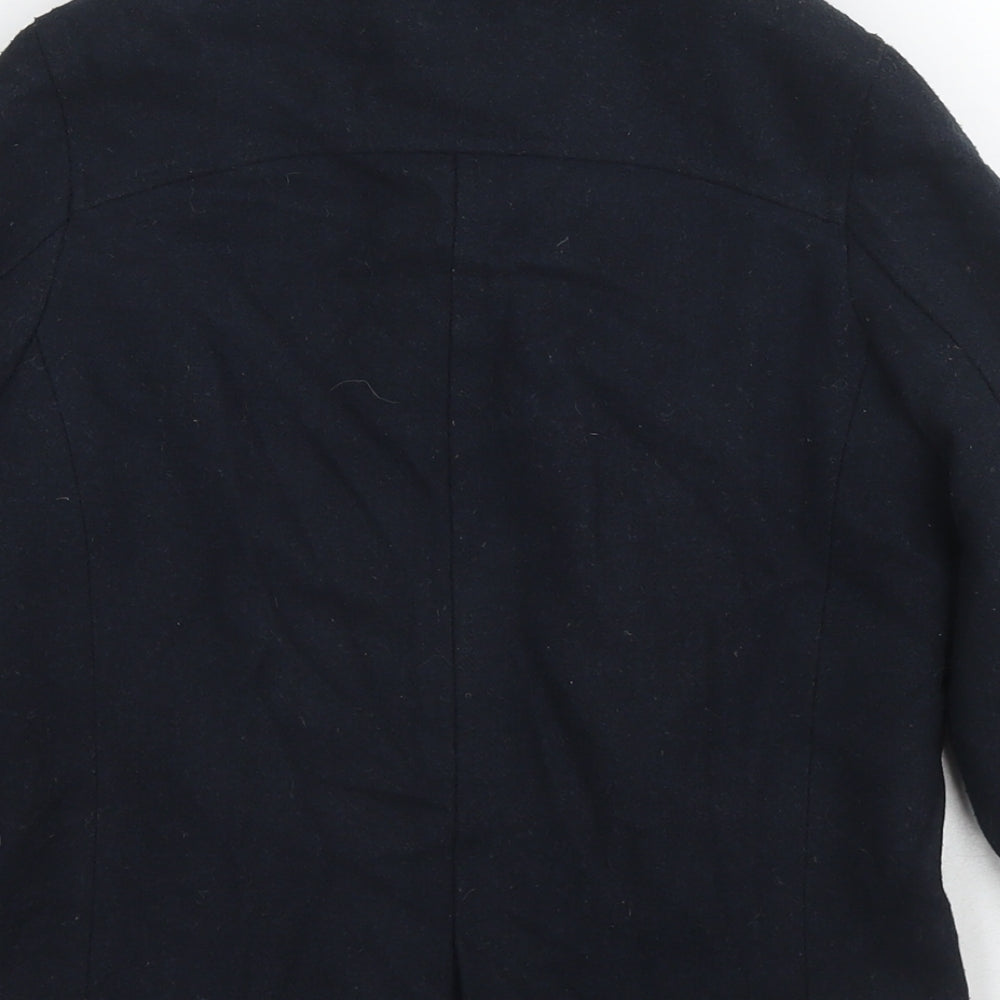 J Jeans Boys Blue Pea Coat Coat Size 5 Years Button