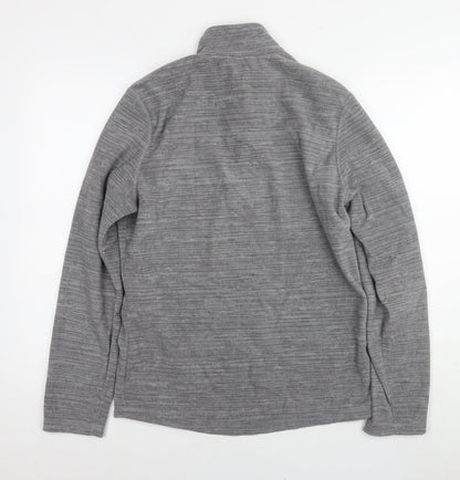 Quechua Womens Grey Polyester Pullover Sweatshirt Size M Pullover