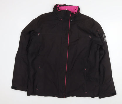 Womens UK Size M Oxylane Black Jacket