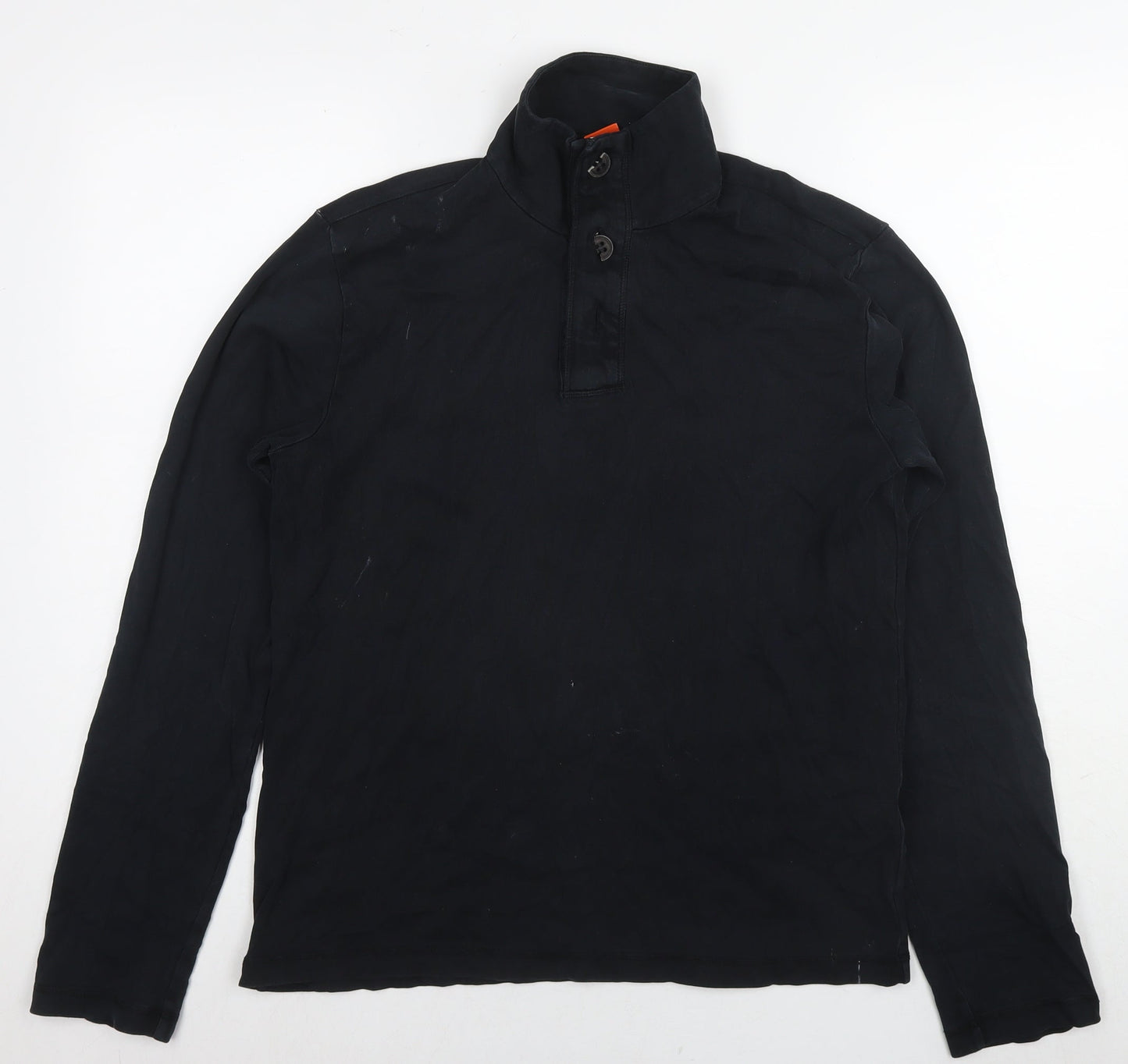 Mens UK Size M Boss Black Pullover Hoodie