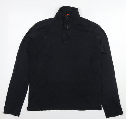 Mens UK Size M Boss Black Pullover Hoodie