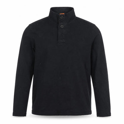 BOSS Mens Black Cotton Pullover Hoodie Size M