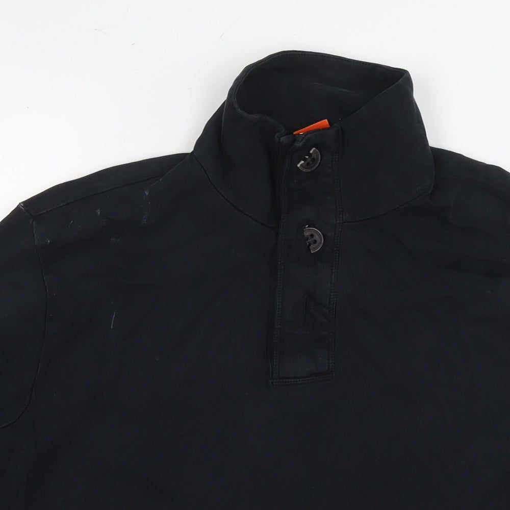 Mens UK Size M Boss Black Pullover Hoodie