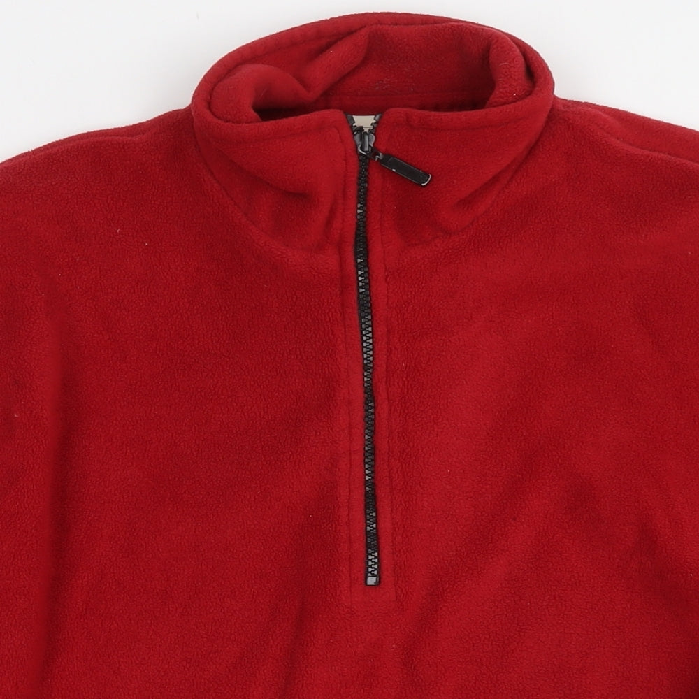 Mens UK Size M Screen Stars Red Anorak Coat