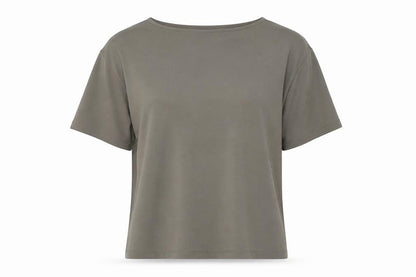 Womens UK Size S H&M Green Basic T-Shirt