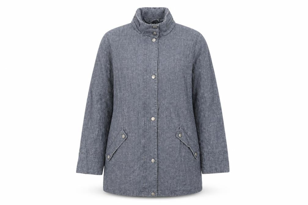 Womens UK Size M FOUR SEASONS Blue Overcoat