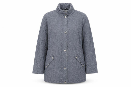 Womens UK Size M FOUR SEASONS Blue Overcoat