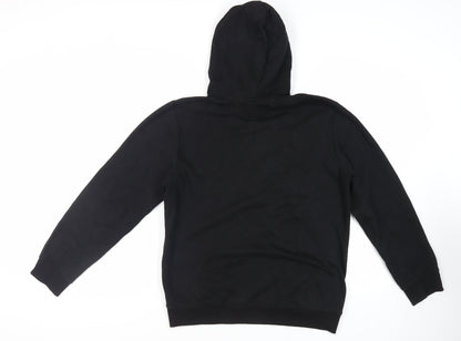 Mens UK Size L DFND Black Pullover Hoodie