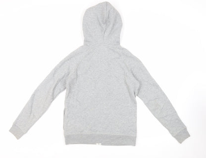 Womens UK Size 6 Jack Wills Grey Full Zip Hoodie