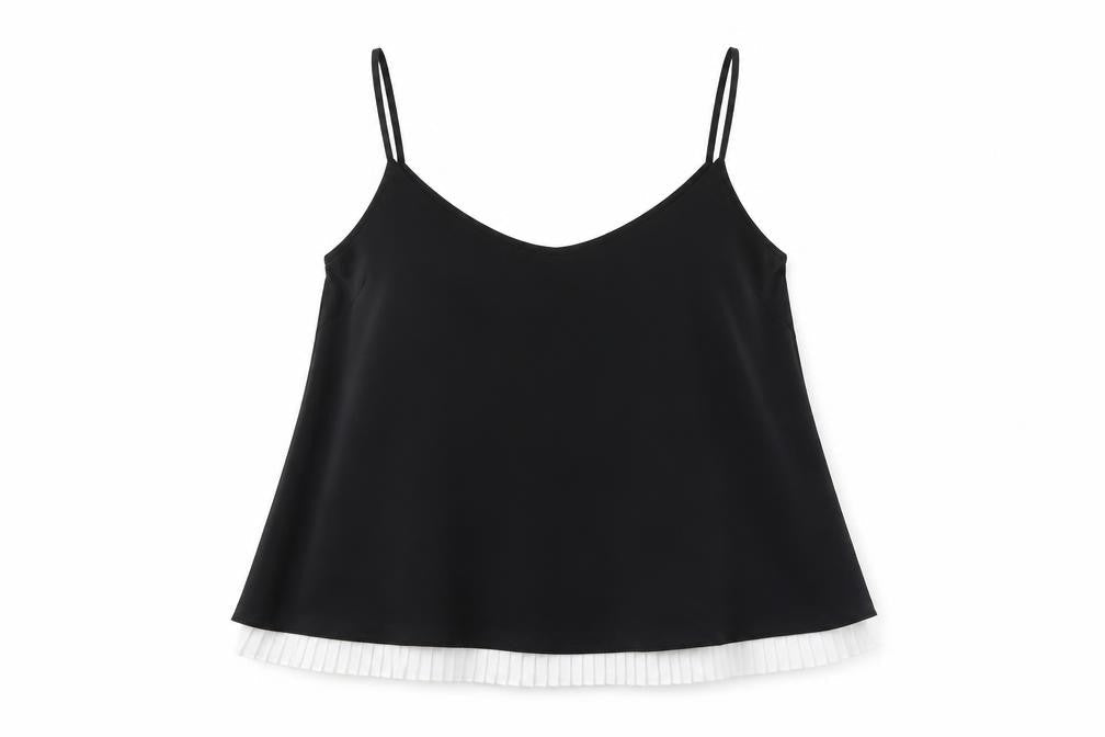 Womens UK Size 10 River Island Black Camisole Tank