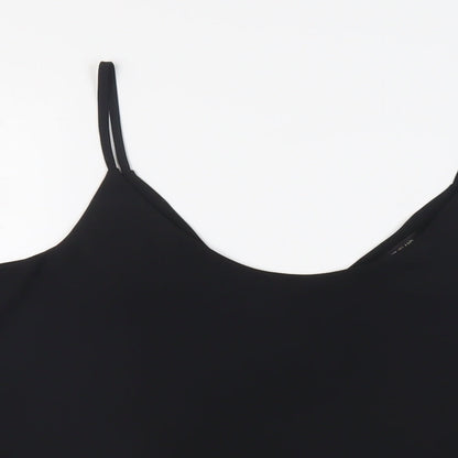 Womens UK Size 10 River Island Black Camisole Tank