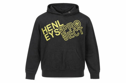 Mens UK Size S Henleys Black Pullover Hoodie