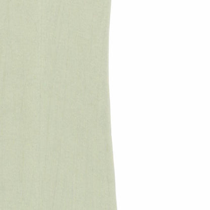 PRETTYLITTLETHING Womens Green Polyester Bodycon Size 6 Round Neck Pullover - Ribbed