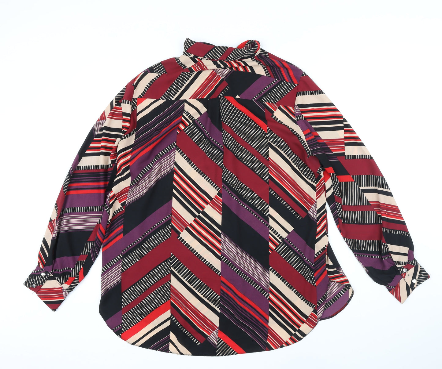 Womens UK Size 18 Dorothy Perkins Multicoloured Basic Blouse