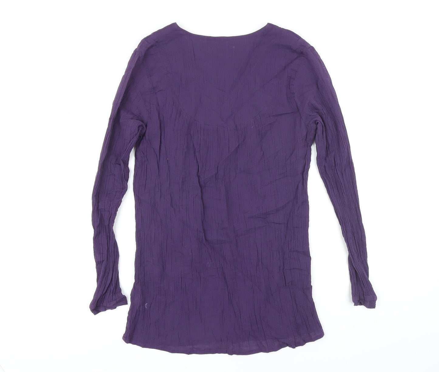 Womens UK Size 10 Thought Purple Tunic Blouse