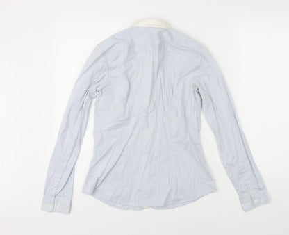 Womens UK Size 8 H&M Blue Basic Blouse