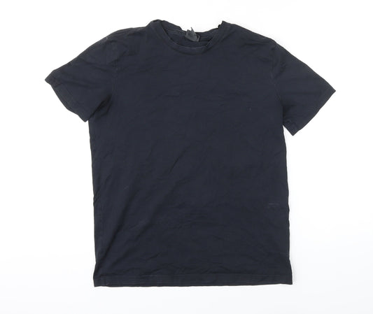 Womens UK Size S H&M Black Basic T-Shirt
