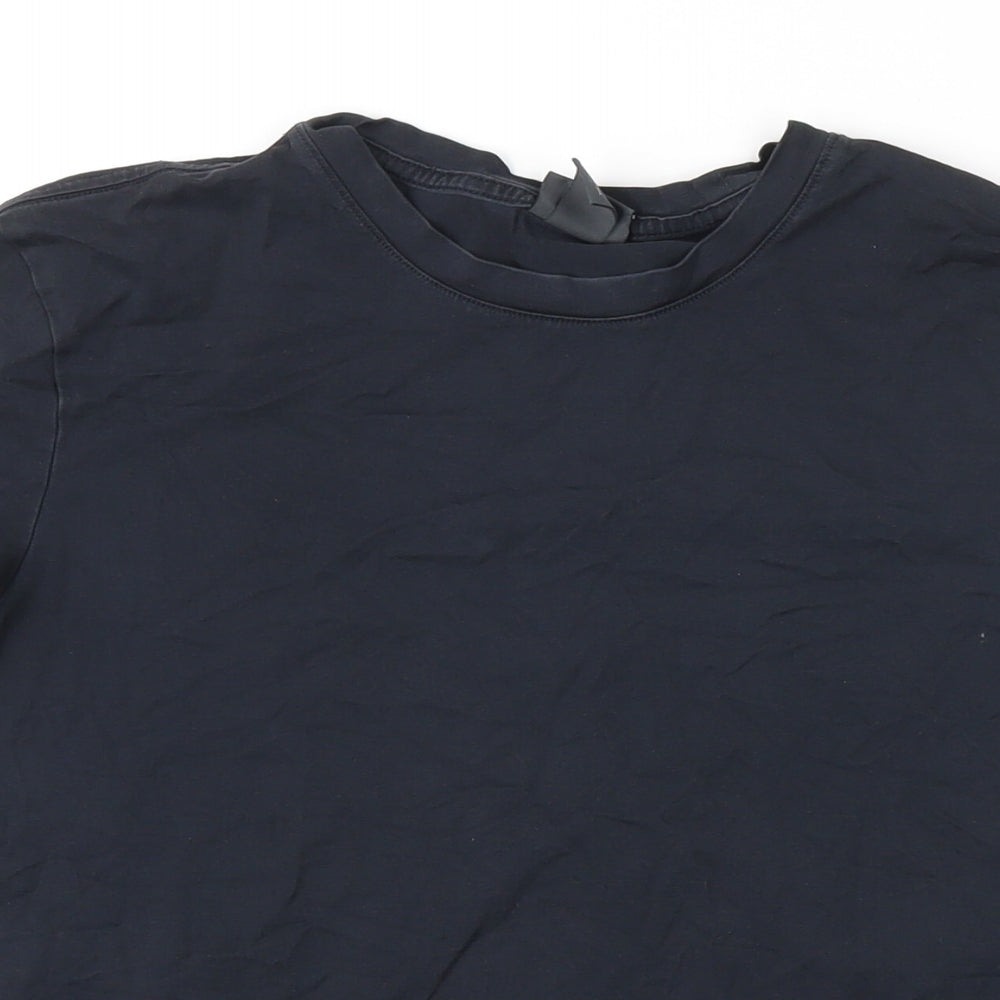 Womens UK Size S H&M Black Basic T-Shirt