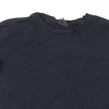 Womens UK Size S H&M Black Basic T-Shirt