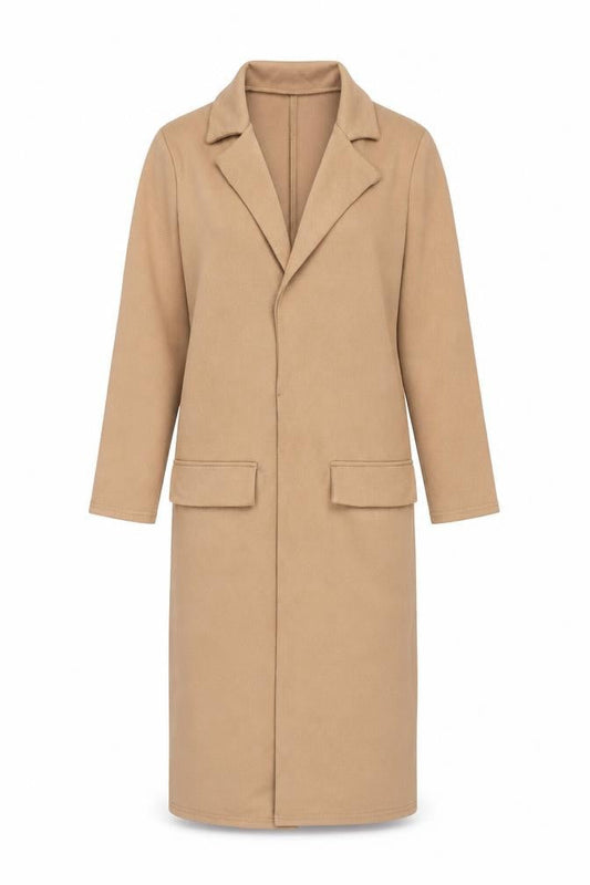 Boohoo Womens Brown Jacket Coat Size 8 - Open Back Vent