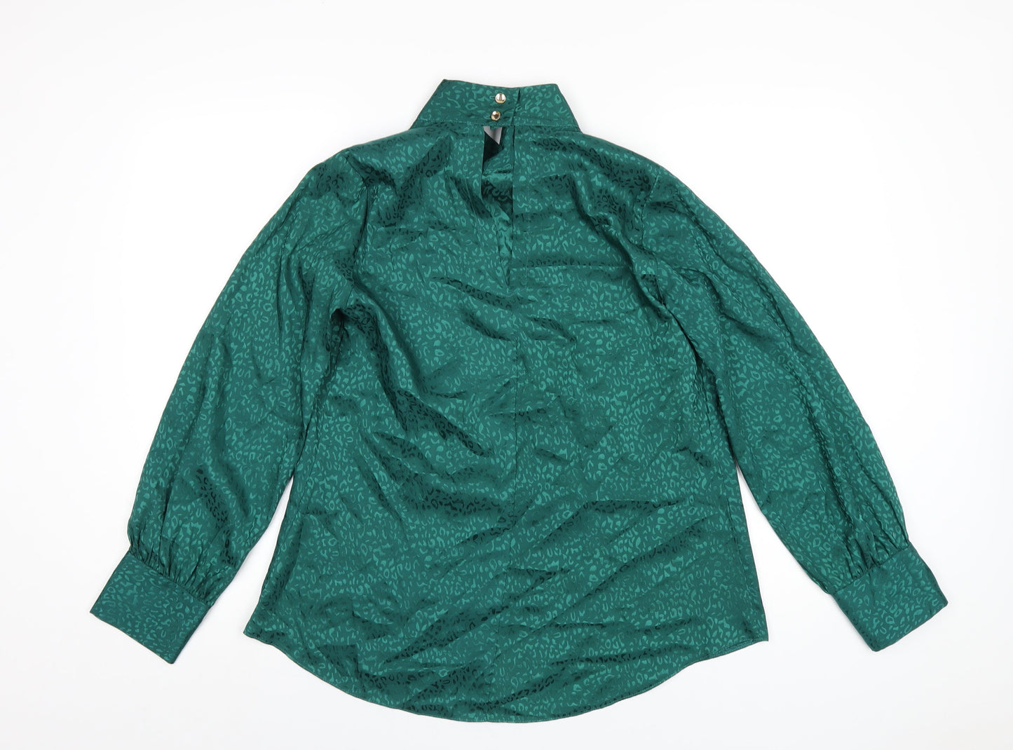 Womens UK Size 12 Closet Green Basic T-Shirt