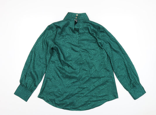 Womens UK Size 12 Closet Green Basic T-Shirt