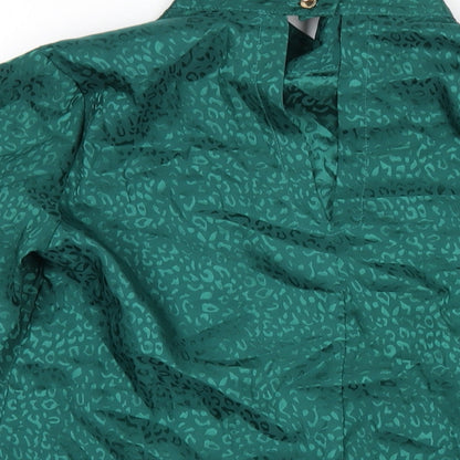 Womens UK Size 12 Closet Green Basic T-Shirt