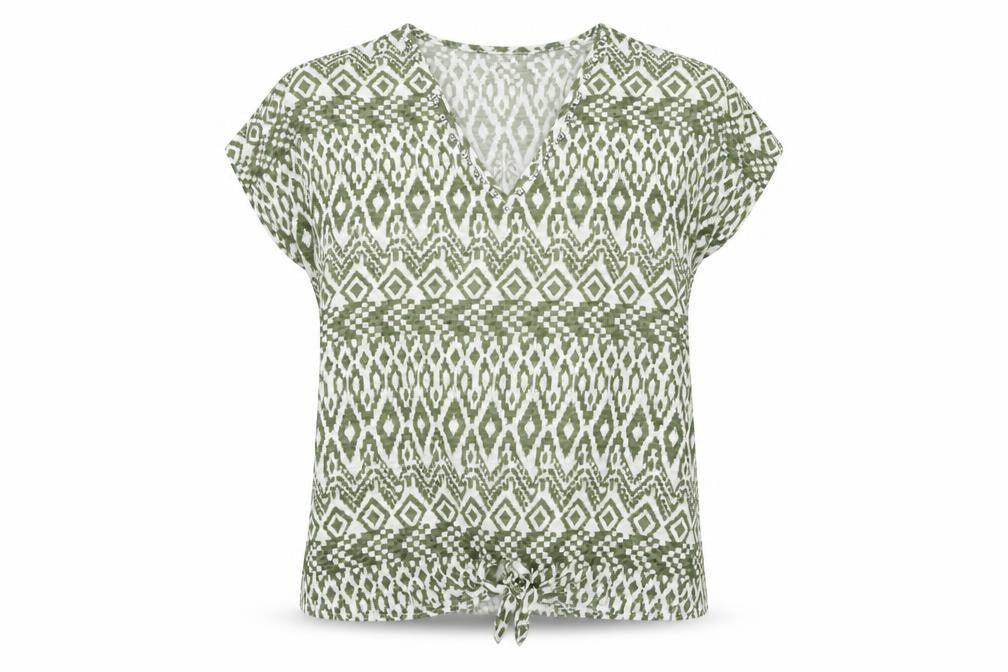 Womens UK Size S Wallis Green Basic T-Shirt