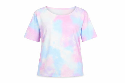 Womens UK Size M Femme Luxe Multicoloured Basic T-Shirt