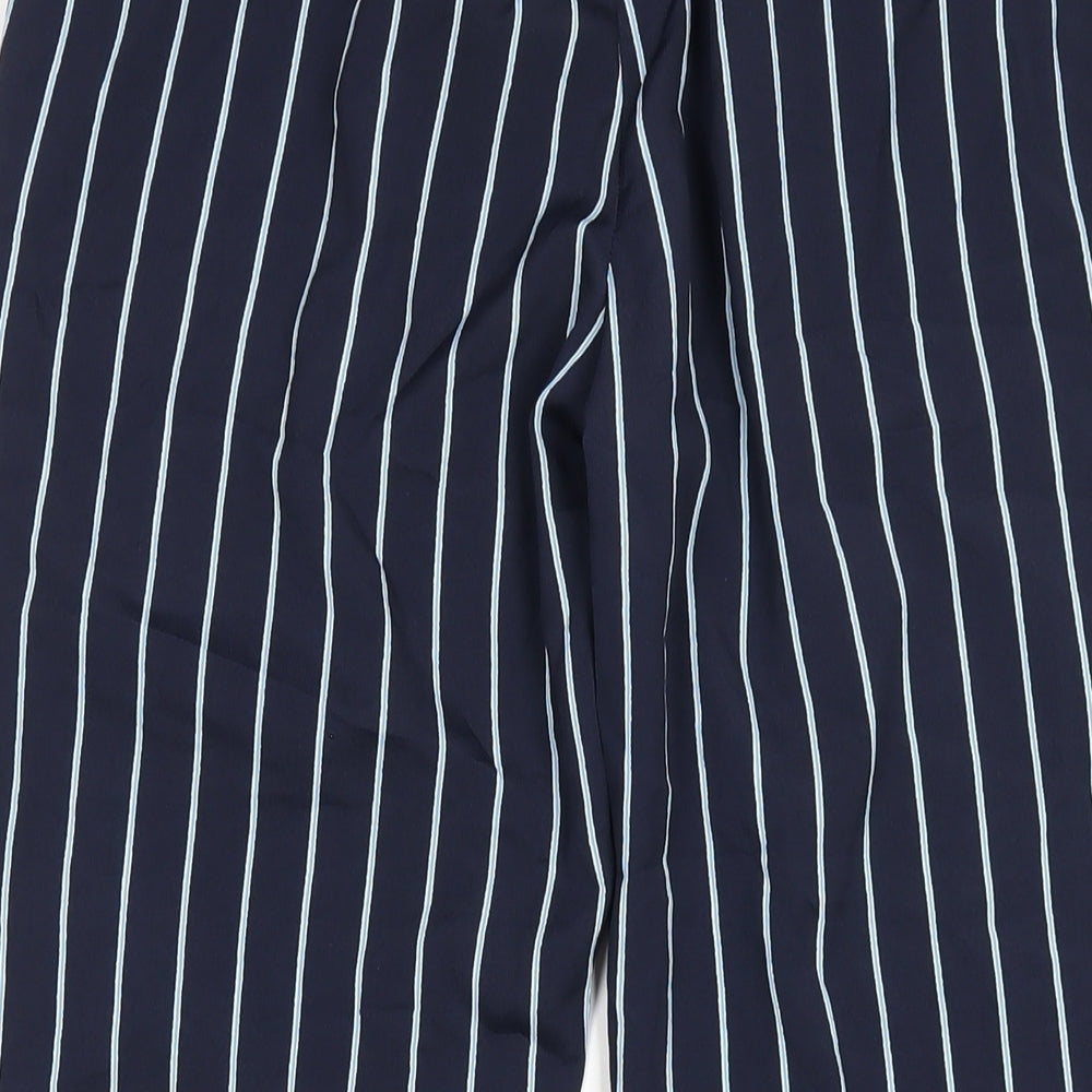 Womens UK Size 8 H&M Regular Fit  Blue Trousers