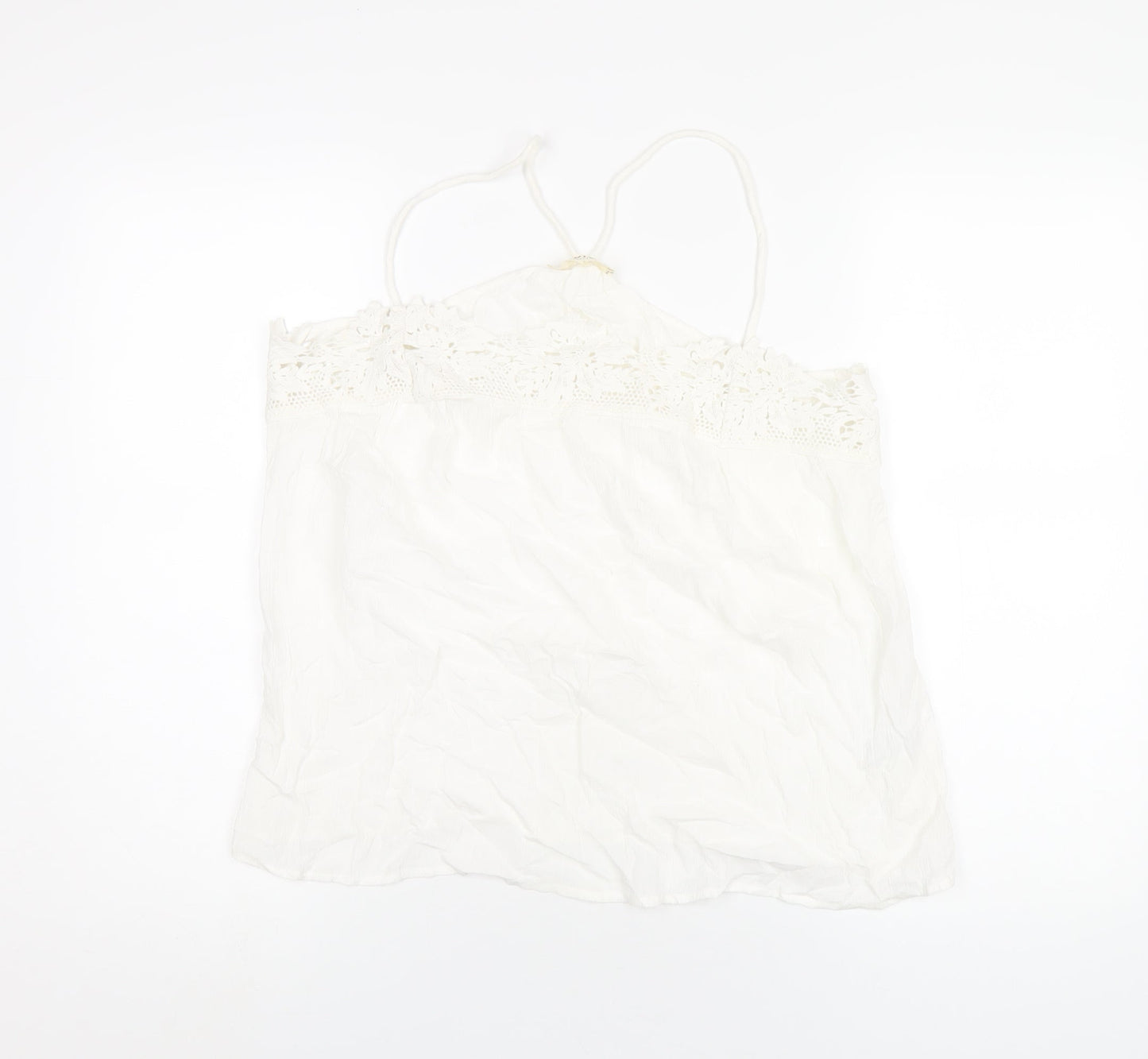 Womens UK Size 16 Indigo White Camisole T-Shirt