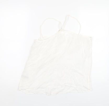 Womens UK Size 16 Indigo White Camisole T-Shirt