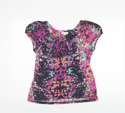 Womens UK Size 14 Monsoon Multicoloured Basic T-Shirt